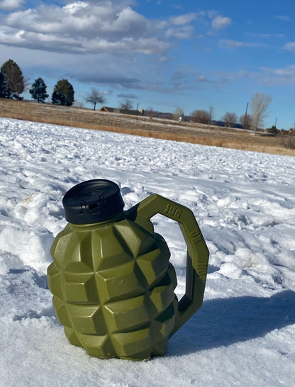 Jug or Nade Mega Grenade Water Bottle- Green