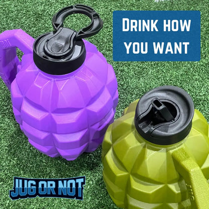 Jug or Nade Mega Grenade Water Bottle- Green