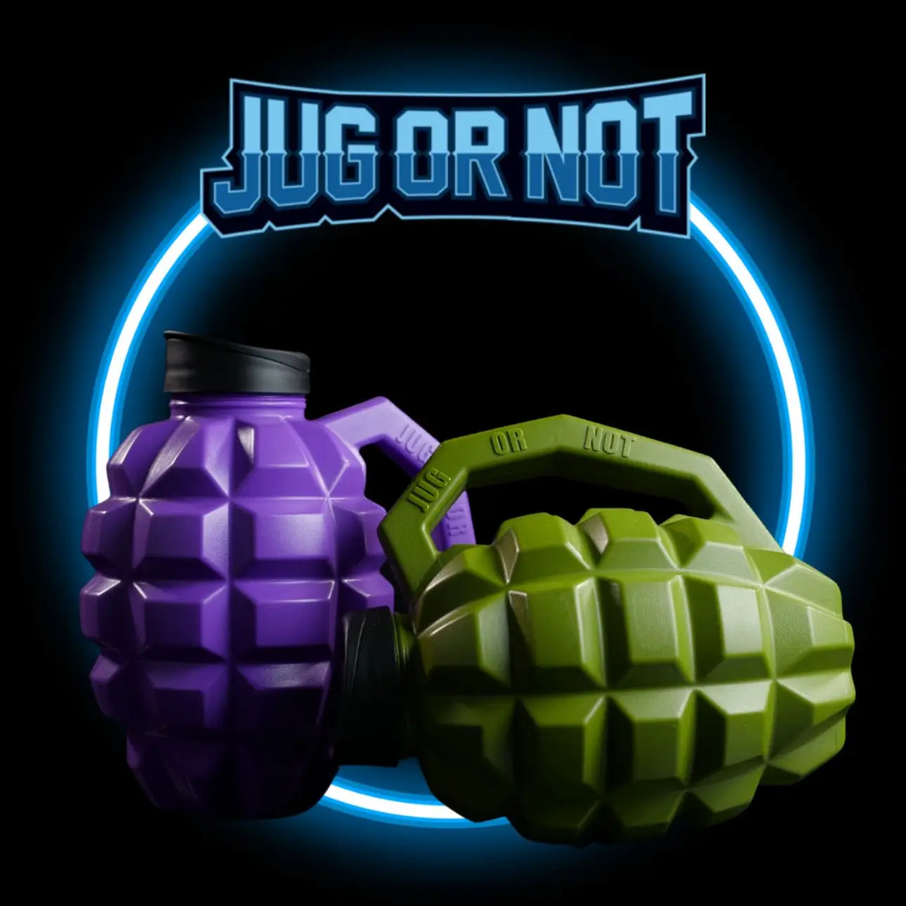 Jug or Nade Mega Grenade Water Bottle- Green