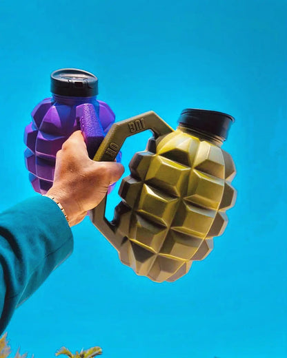 Jug or Nade Mega Grenade Water Bottle- Green